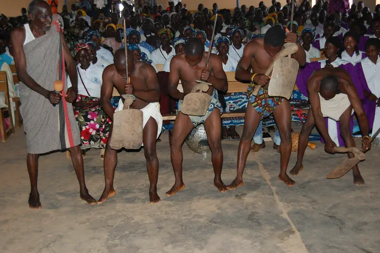 Farming attire and implements 
