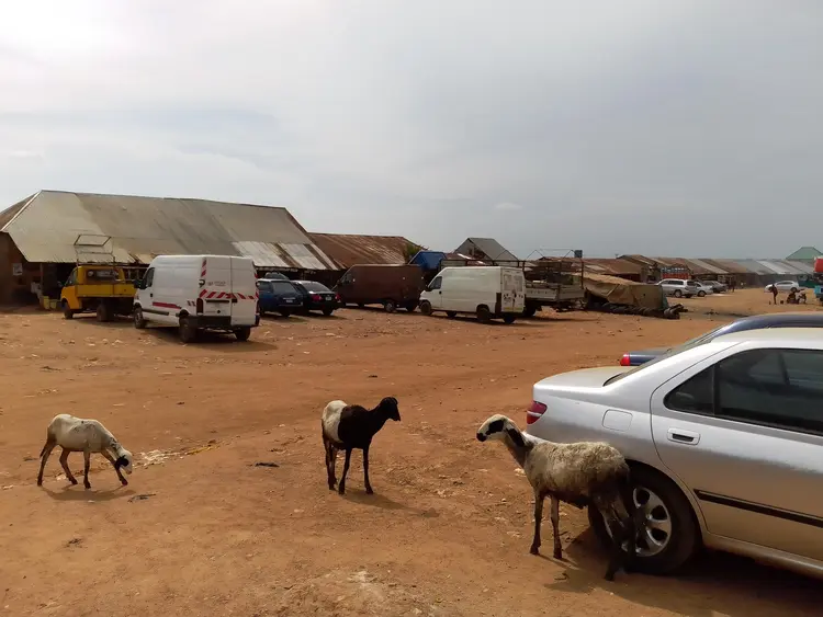 MANGU MARKET (Lutuk) on an ordinary day