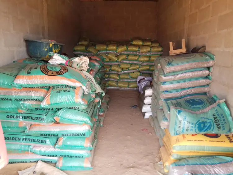 MANGU MARKET (Lutuk) Fertilizer shop.