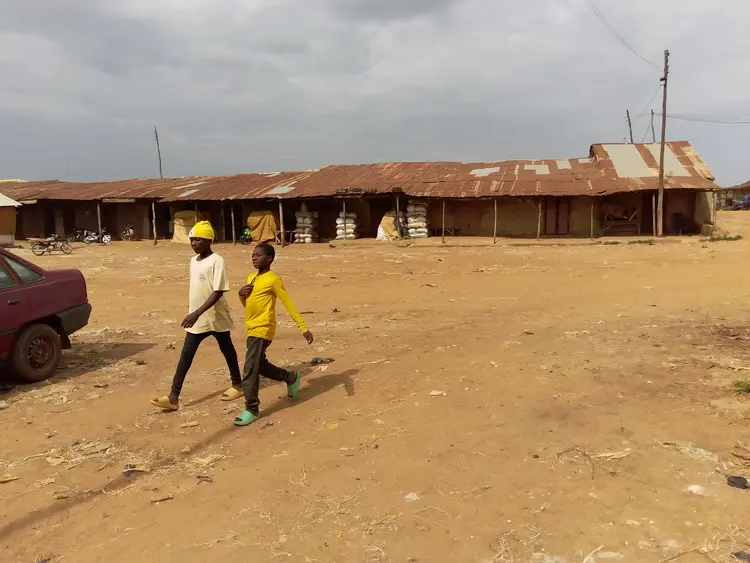 MANGU MARKET (Lutuk) Maize market on an ordinary day