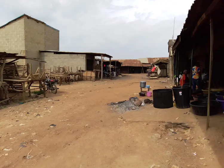 MANGU MARKET (Lutuk) Blacksmiths Area on an ordinary day